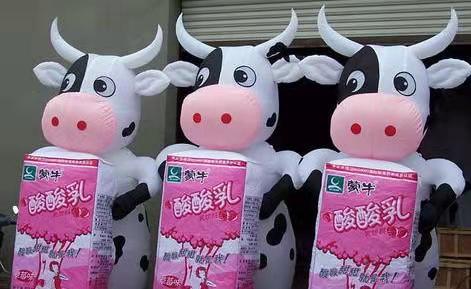 潍城牛奶包装广告气模
